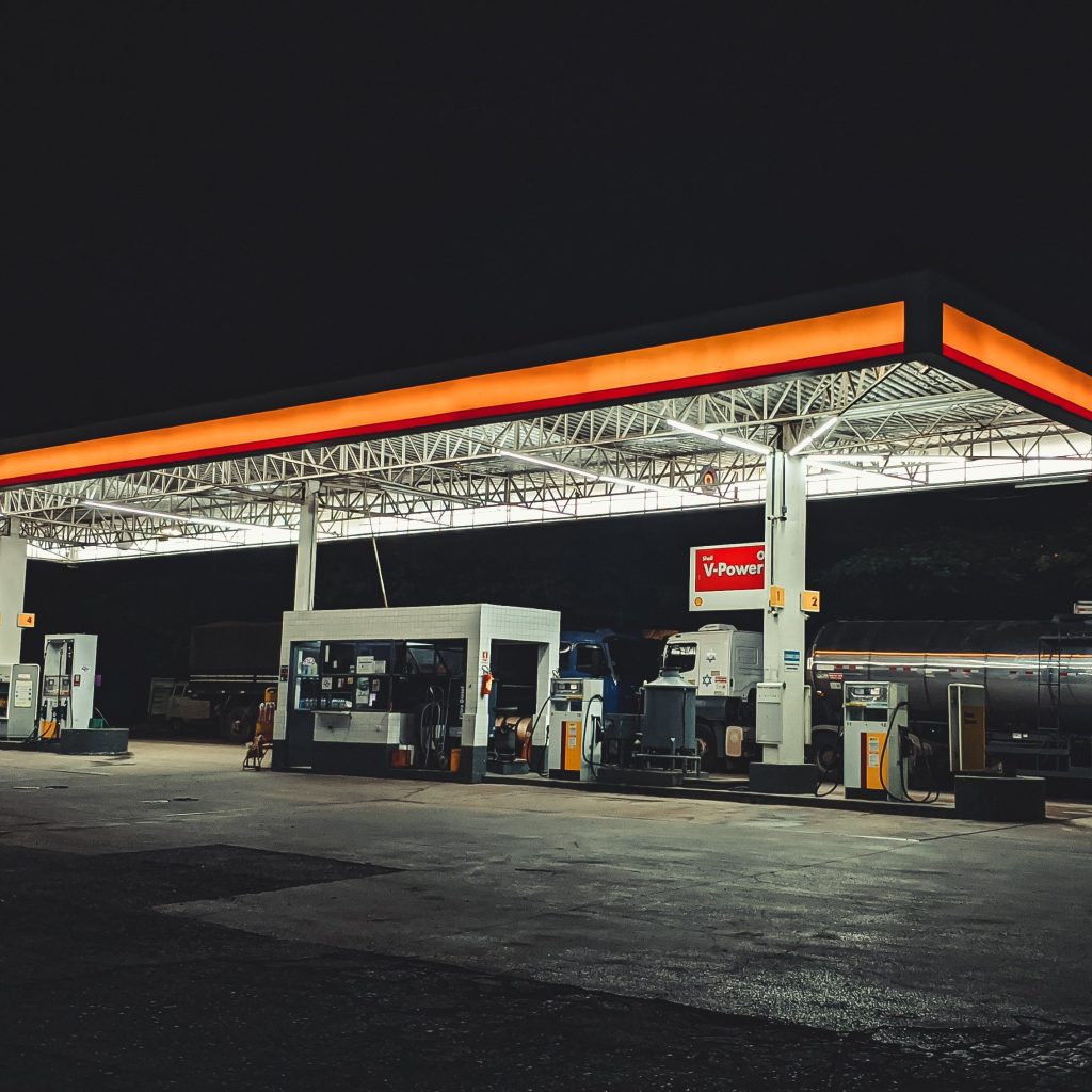 Gas Station Lighting - Commercial Lighting Upgrades Repairs and Maintenance